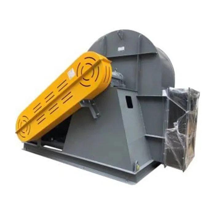 Exaustor centrífugo da única caldeira industrial da entrada